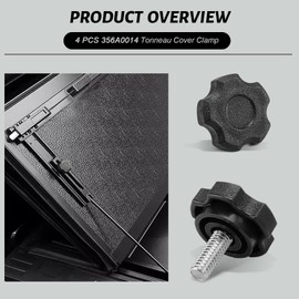 Lock Knob Replacement Part 356A0014 Compatible with BAKFlip MX4 G2 Tonneau Cover Lock Accessories, Bed Cover Part Replacement for Bakflip, 4 Pack