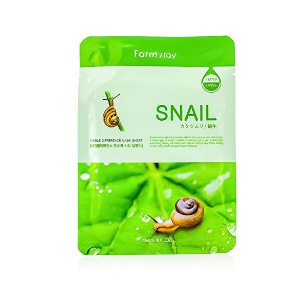 Farm Stay Visible Difference Mask Sheet - Snail 10x23ml/0.78oz