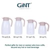 GiNT 1L / 34Oz Thermal Coffee Carafe, Insulated Stainless Steel
