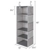 StorageWorks 5-Shelf Hanging Shelves for Closet, Clothes Organizers and Storage,