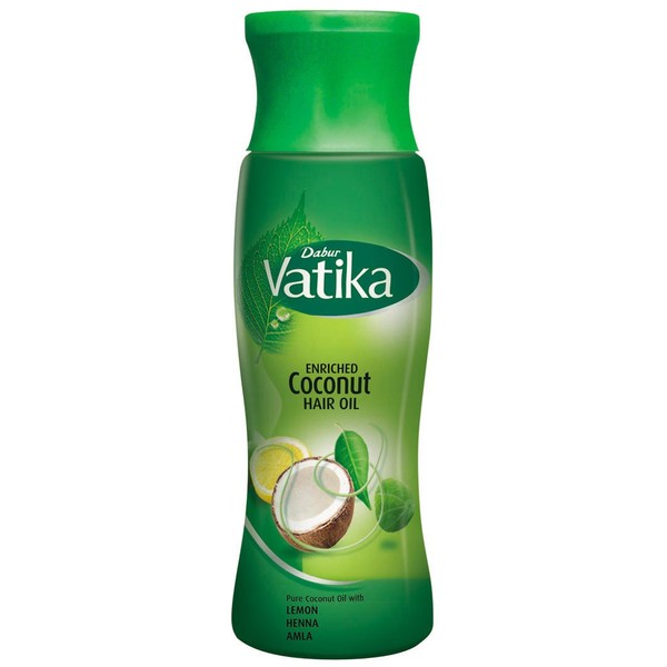Dabur Vatika Enriched Coconut Hair Oil 300ml (Pack of 2 Bottles)