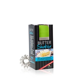 Butter Making with the 325 ml Butter & Cream Shaker (Green) with Buttering Ball and Frother