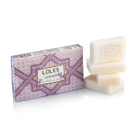 LOLE'S - Natural Bath Soap - Turkish Hammam Soap - Lavender Scent (4 bar x 150g)