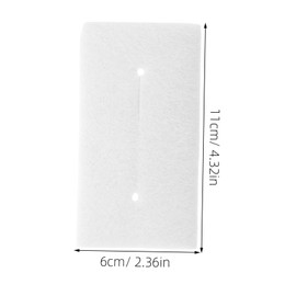 FRCOLOR 25pcs Hair Perm Insulation Mats Heat Resistant Pads for Hairdressing Tools Lightweight Curling Perm Rods Protection for Salon Home Use