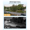 ZOSI 1080P Pan Tilt Analog HD TVI Wired Security Camera,355°View