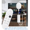 AieSHOP New Upgrade Voice Remote for Google Chromecast 4k Snow/HD