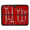 Ultimate Hemostat Set In Zipper case Fishing Tools Items Stainless