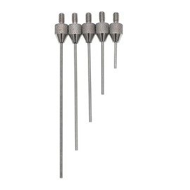 SUXING Measuring inserts for dial indicators, measuring insert steel diameter 1 mm, pin length 10/20/30/40/50 mm, thread M2.5, pin