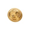 12pcs Polished Gold Anchor Buttons with Shank Vintage Style Sport