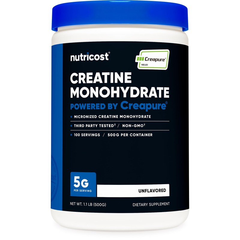 Nutricost Creapure® Creatine Monohydrate 500 Grams