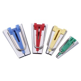 Bias Maker, tejido Bias Cinta Creador Conjunto de 6mm 12mm 18mm 25mm Herramienta de costura de encuadernación para hacer artesanía