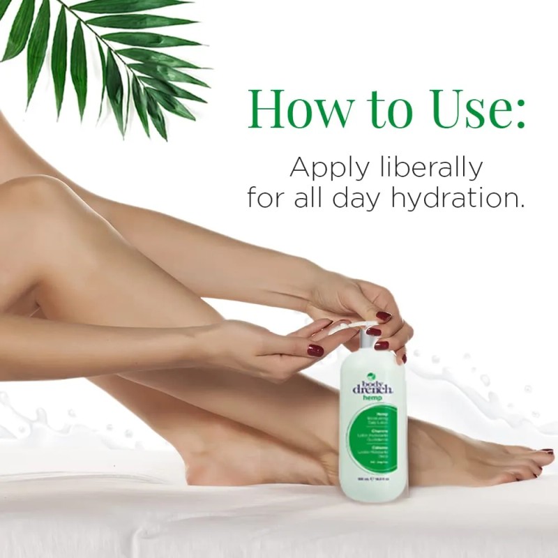 Loción Hidratante De Cáñamo Body Drench