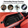 Jinmanyuan Center Console Organizer Tray Compatible with Genesis GV70 2019