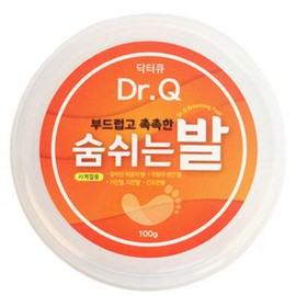 Dr. Q Breathing Foot Cream 100g Highly Moisturizing Dead Skin Relieving Foot Cream, 2 Pieces / 닥터큐 숨쉬는발 풋크림 100g 고보습 각질완화 발크림, 2개