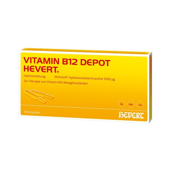 Hevert Vitamin B12 Depot Hevert Ampullen, 10 St. Ampullen