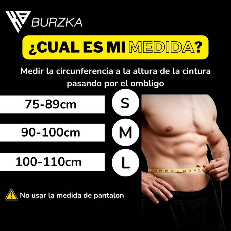 BURZKA Faja Cinturon Levantamiento Crossfit Pesas Gym Soporte Lumbar con