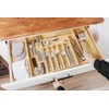 KitchenEdge Premium Silverware, Flatware and Utensil Organizer for Kitchen Drawers,