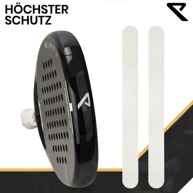 RYZE Transparent Padel Racket Protection - Smooth Surface - Padel