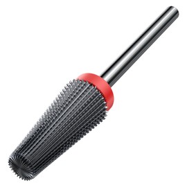 5-in-1 Professional Tungsten Nail Drill Bit - Multi-Grit, Universal 3/32" Fit, Salon-Quality for Natural & Acrylic Nails - Includes Carrying Case