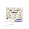 SupremePlus Recycled White T-Shirt Cleaning Rags - (5 lbs. Box)