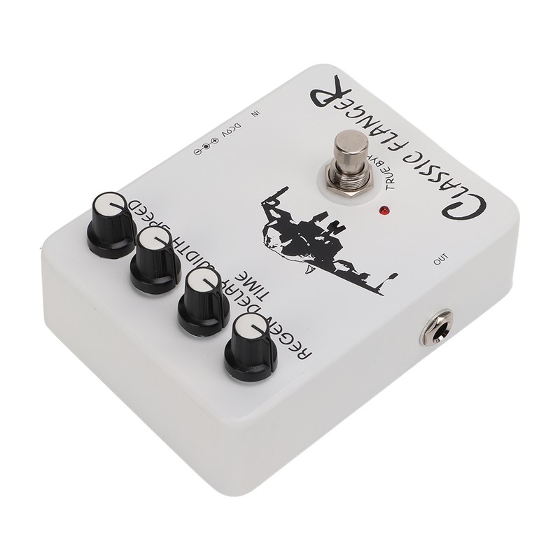 Guitar Effect Pedal Metallic Flanger Sounds Rapid Tremulous Vibrato Electric