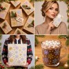 ZEYIYER 6Sheets Snowflake Stickers, Christmas Snow Flake Stickers for Craft