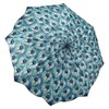 Galleria-Peacock Auto-Open/Close Large Portable Rain Folding Umbrella