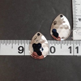 Walleye Candy Colorado Spinner Blades #3.5 Nickel HEX 1.094" x .826" (BRASS) Walleye Candy - 12 Blades...