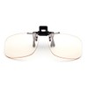Blue Light Blocking Clip-on/Flip-up Computer Glasses Easy Fits on Frames