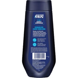 Just For Men Shampoo y Acondicionador 2 en 1 Cuidado del Cuero Cabelludo con Aceite de Coco 295mL