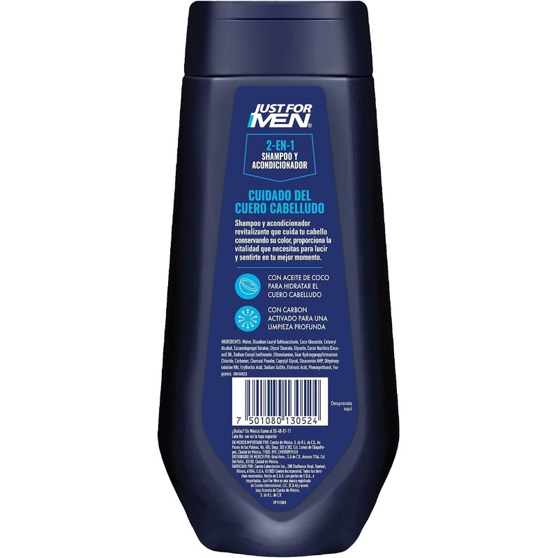 Just For Men Shampoo y Acondicionador 2 en 1 Cuidado