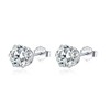 RoseJeopal Silver Stud Earrings for Women, 925 Sterling Silver Cubic