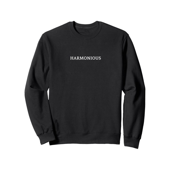 HARMONIOUS English Word Apparel Sweatshirt