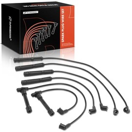 A-Premium 6 piezas de cables de bujía compatibles con Nissan Frontier 2001-2004 3.3L, Xterra 2002-2004 3.3L