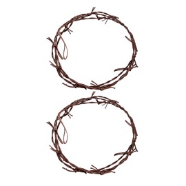 HAICN 2 Pieces Fake Rusty Barbed Wire Garland Artificial Barbed Wire for Party Home Decoration