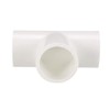 TOP-VIGOR 10pcs 25mm Slip Tee PVC Pipe Fitting, T-Shaped Coupling