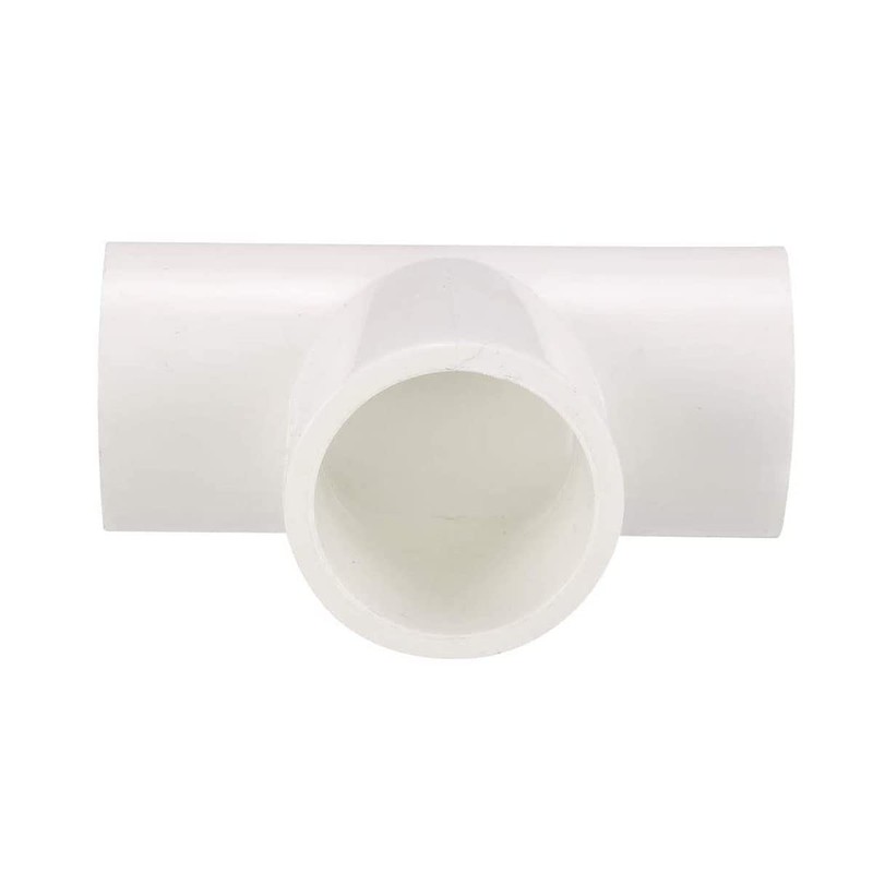 TOP-VIGOR 10pcs 25mm Slip Tee PVC Pipe Fitting, T-Shaped Coupling