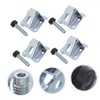 Operitacx 4pcs Heavy Duty Furniture Leveling Feet Adjustable Height Table