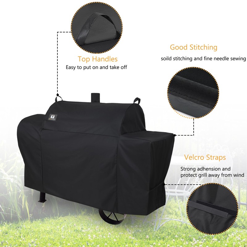 SUPJOYES Grill Cover for Oklahoma Joe's Longhorn Combo Grill, Heavy