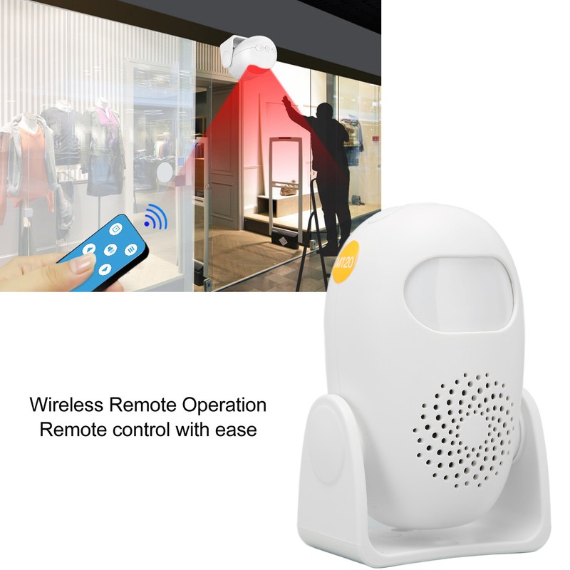 Wireless Intelligent Welcome Doorbell Infrared Motion Sensor Detector Gate Alert