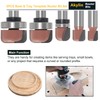 Akylin Dish Carving Router Bits, 1/2 Inch Shank 5PCS Bowl