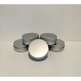 Meliars Envase  Pomadera Aluminio Metal 10 Grs ( 20 Piezas)