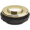 Grothe Round Door Bell Push Button Sleeve Brass Gold Plated