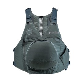 Astral, Sturgeon Life Jacket PFD for Kayak Fishing, Recreation and Touring, Pebble Gray, M/L