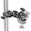 ULANZI Double Super Clamp Vise, Black Metal Clamp for Pipes,