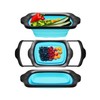 XL Large Kitchen Strainer by Comfify - Collapsible Silicone Over