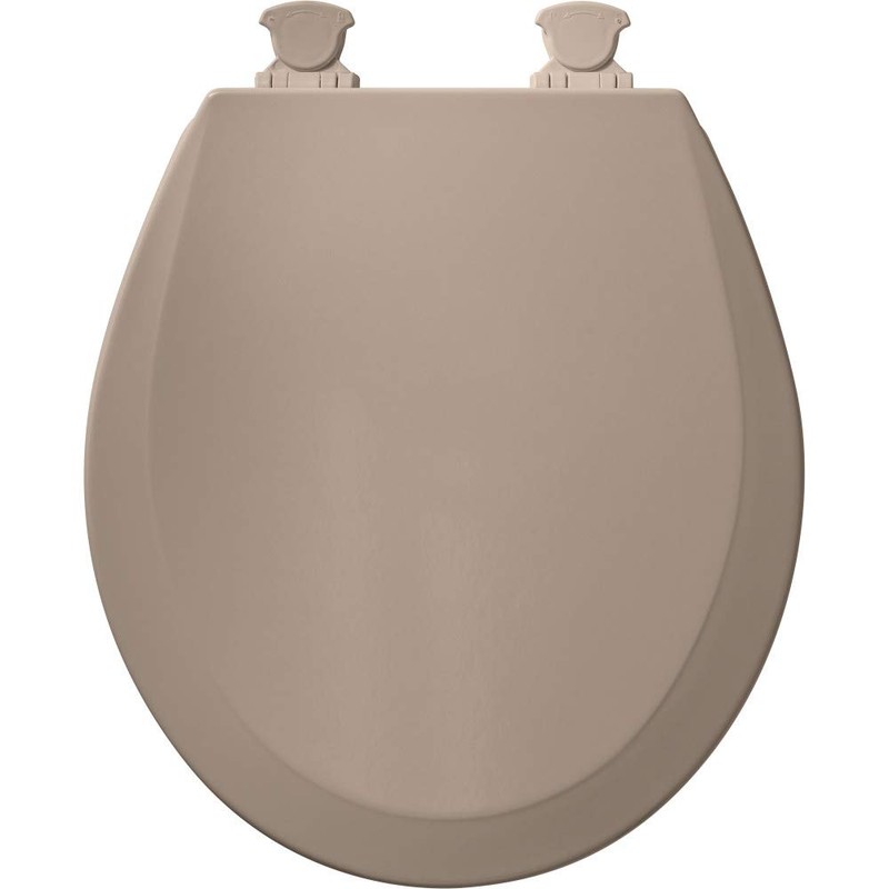Bemis 500EC 068 Molded Wood Round Toilet Seat with Easy