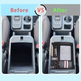 EDBETOS Maverick Console Tray Organizer For 2022 2023 2024 2025 Ford Maverick