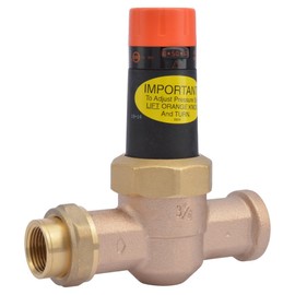 Cash Acme 3/4 Inch EB25 Single Union Pressure Regulator Valve (PRV), 45 PSI, 23136-0045