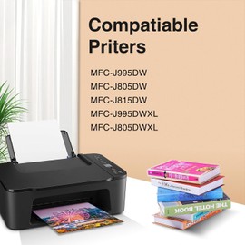 LC3033 Ink Cartridges Replacement for Brother LC3033 BK/C/M/Y Ink Cartridges LC 3033 LC3033XXL LC3035 High-Yield Compatible with MFC-J995DW MFC-J805DW MFC-J815DW, 4 Pack LC3033 BK/C/M/Y